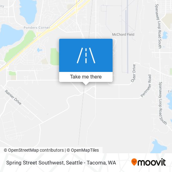 Spring Street Southwest map