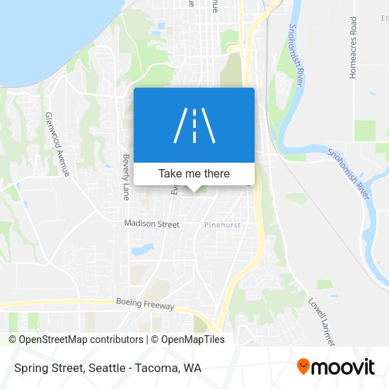 Mapa de Spring Street