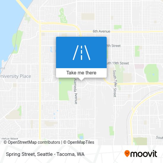 Spring Street map