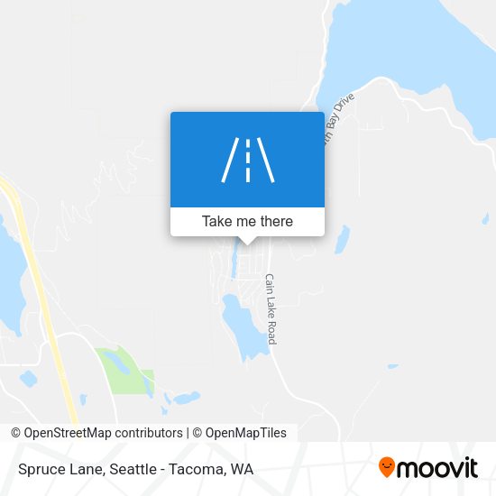 Spruce Lane map