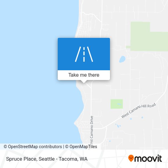 Spruce Place map