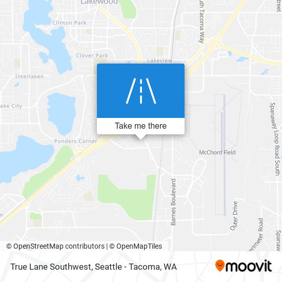 Mapa de True Lane Southwest