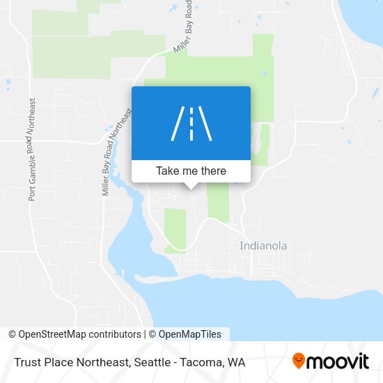 Mapa de Trust Place Northeast