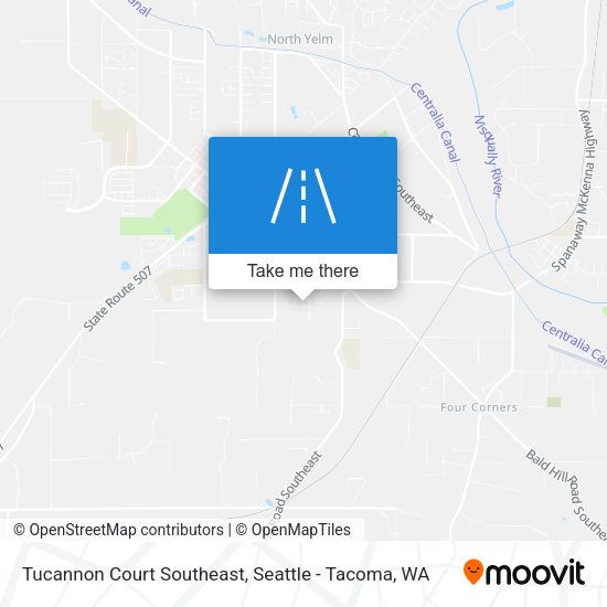 Mapa de Tucannon Court Southeast
