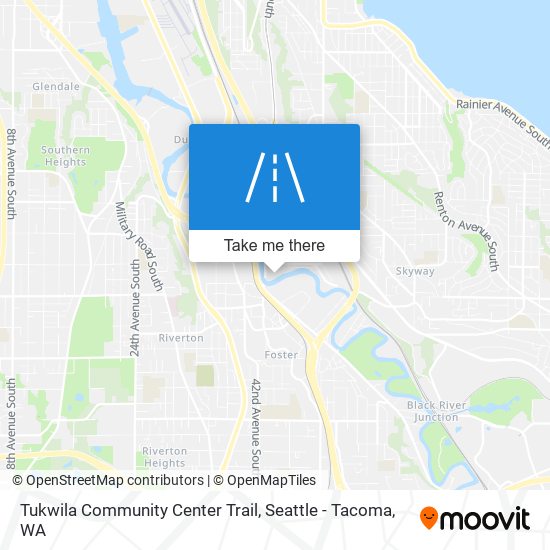 Mapa de Tukwila Community Center Trail