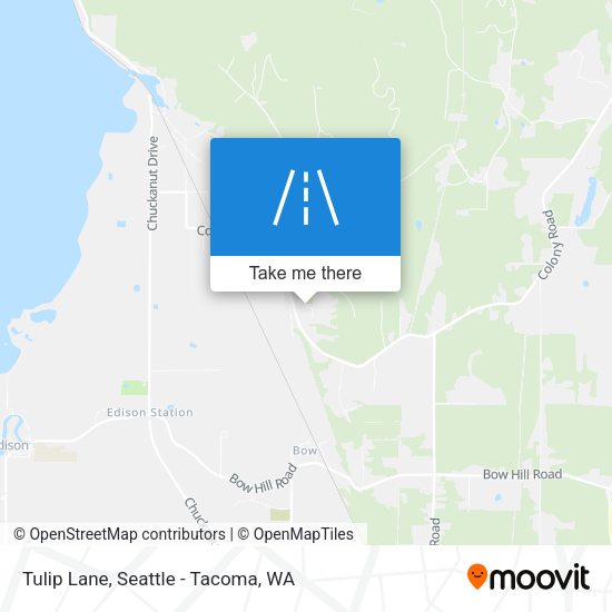 Tulip Lane map