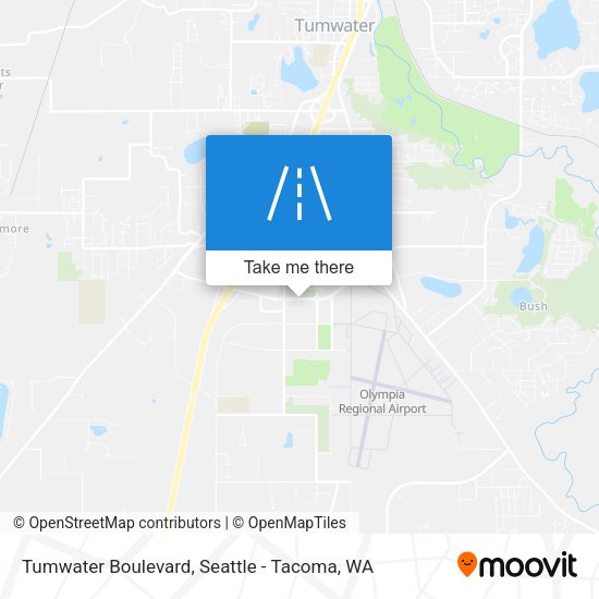Tumwater Boulevard map