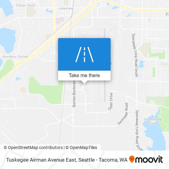 Tuskegee Airman Avenue East map