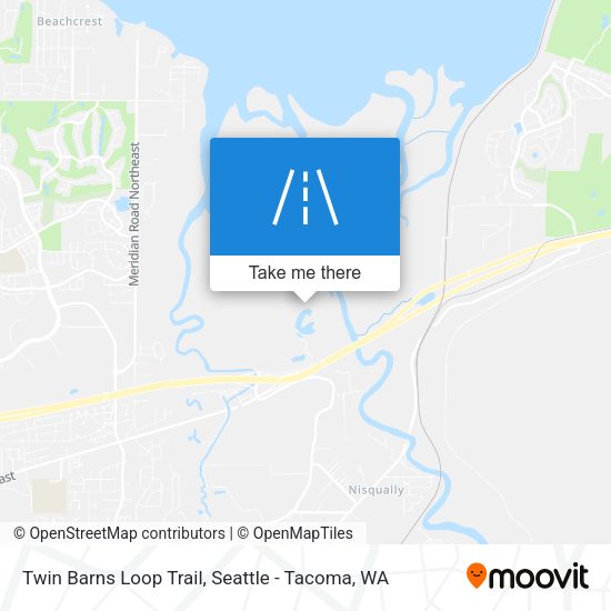 Twin Barns Loop Trail map