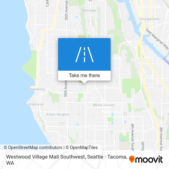 Mapa de Westwood Village Mall Southwest