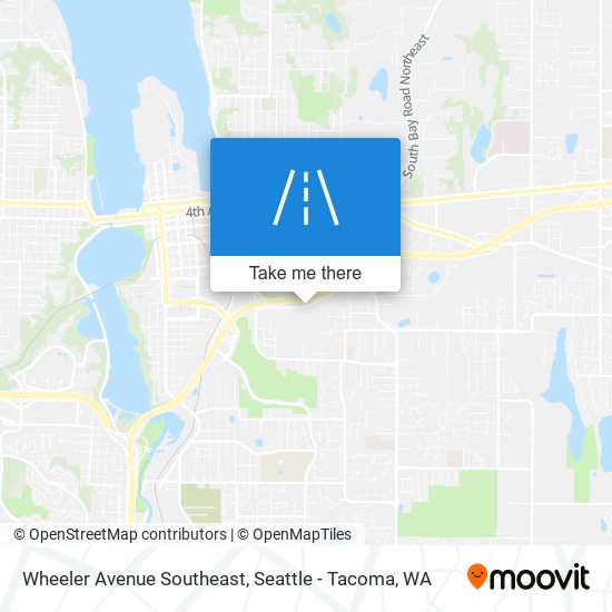 Mapa de Wheeler Avenue Southeast