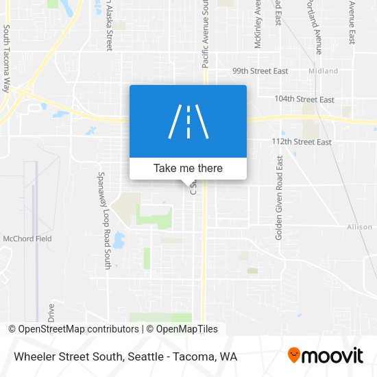 Mapa de Wheeler Street South