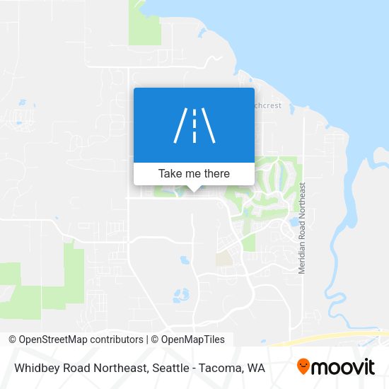 Mapa de Whidbey Road Northeast