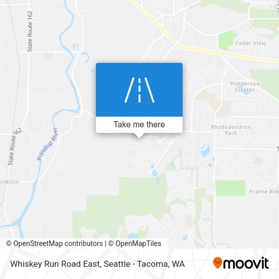 Mapa de Whiskey Run Road East