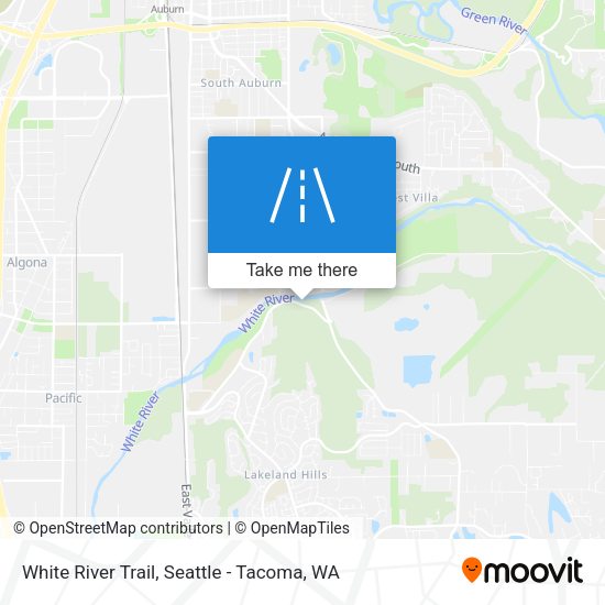 Mapa de White River Trail