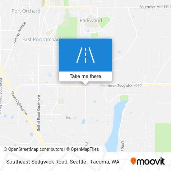Mapa de Southeast Sedgwick Road