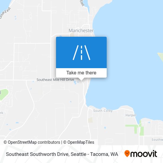 Southeast Southworth Drive map