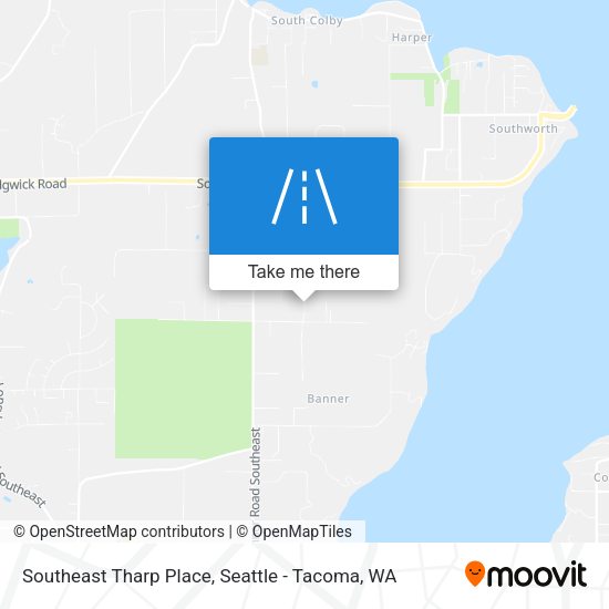 Mapa de Southeast Tharp Place