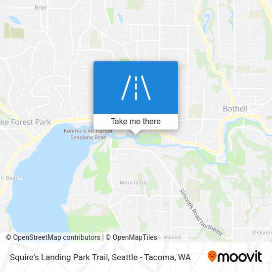 Squire's Landing Park Trail map