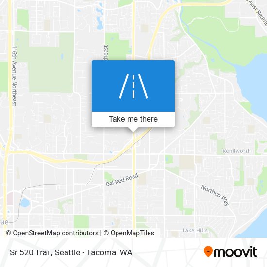 Mapa de Sr 520 Trail