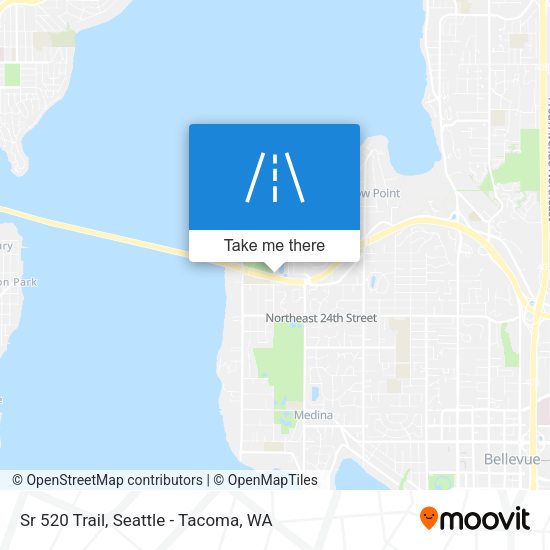 Mapa de Sr 520 Trail