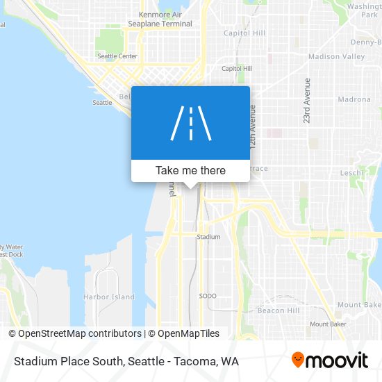 Stadium Place South map