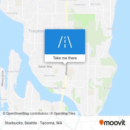 Starbucks map