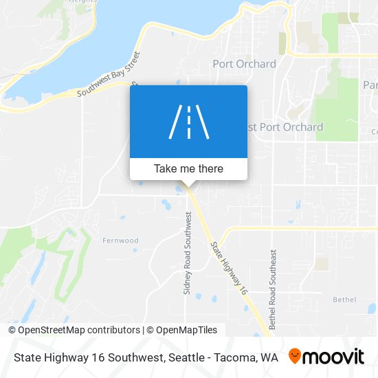 Mapa de State Highway 16 Southwest