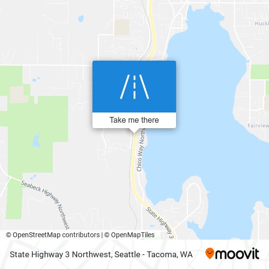 Mapa de State Highway 3 Northwest