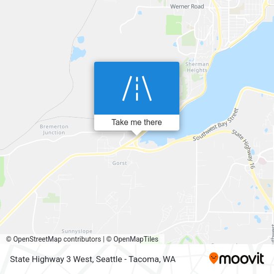 Mapa de State Highway 3 West