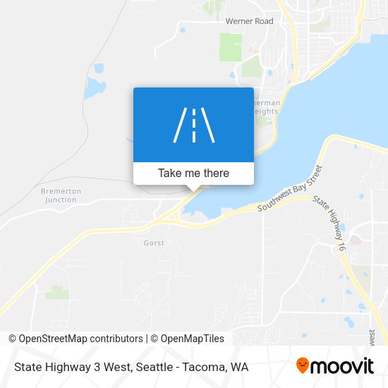 State Highway 3 West map