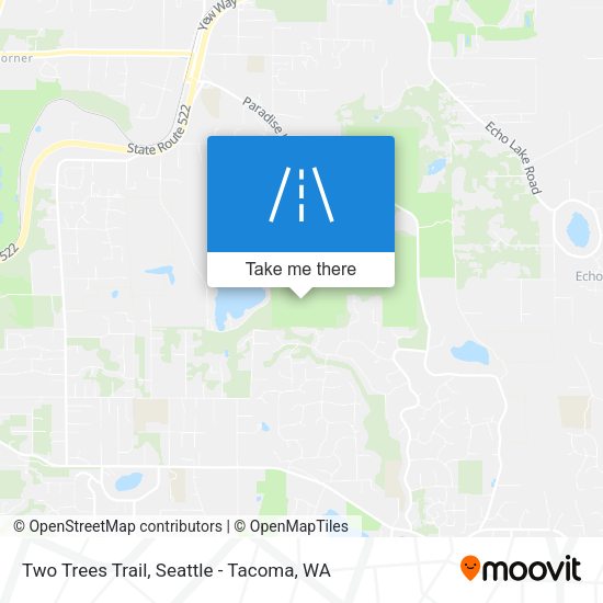Two Trees Trail map