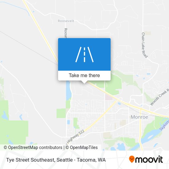 Tye Street Southeast map