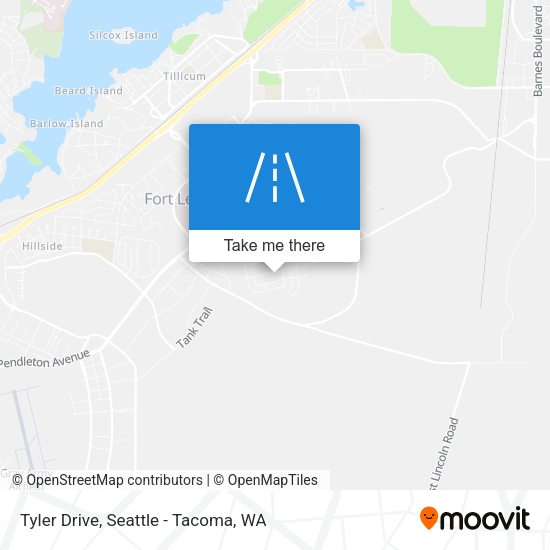Tyler Drive map