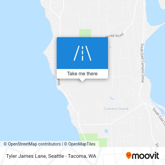 Tyler James Lane map