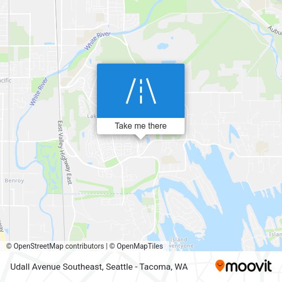 Udall Avenue Southeast map