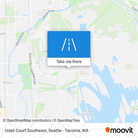 Udall Court Southeast map