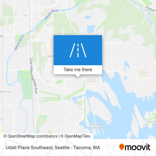 Udall Place Southeast map