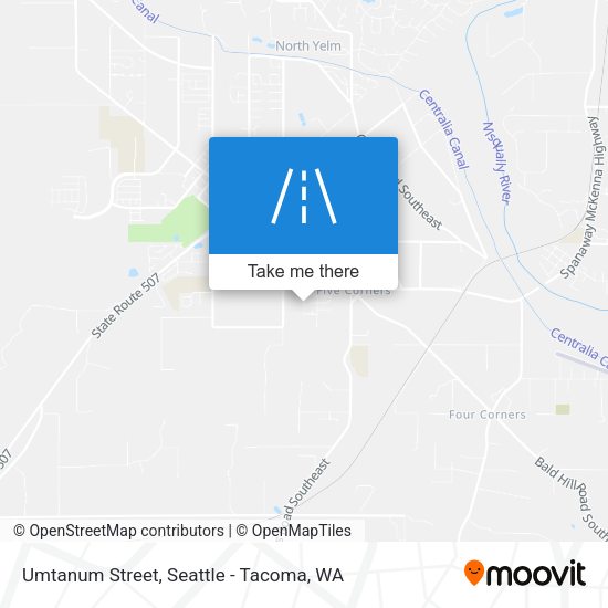 Umtanum Street map