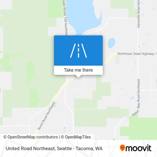 United Road Northeast map