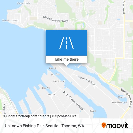 Unknown Fishing Peir map
