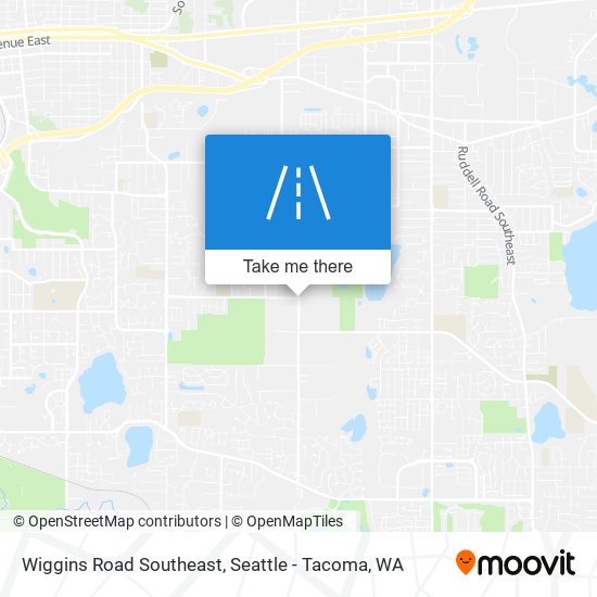 Mapa de Wiggins Road Southeast