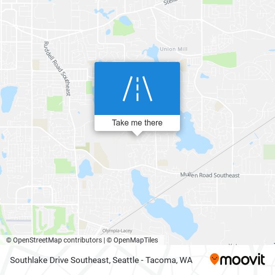 Mapa de Southlake Drive Southeast