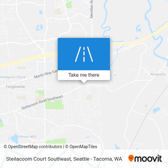 Mapa de Steilacoom Court Southeast