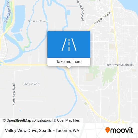 Valley View Drive map