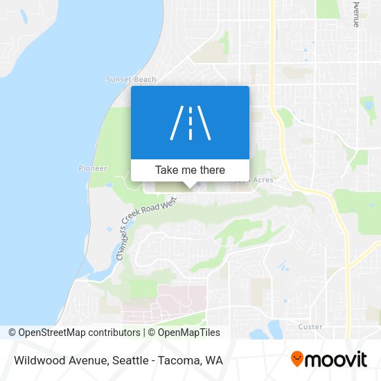 Mapa de Wildwood Avenue