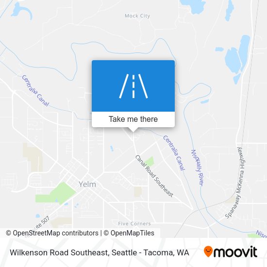 Wilkenson Road Southeast map