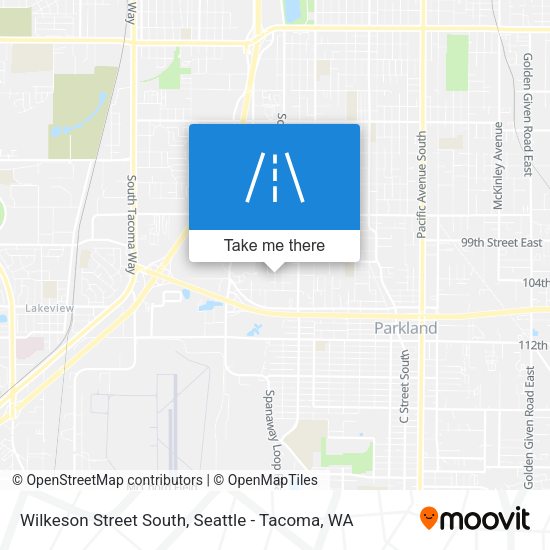 Wilkeson Street South map