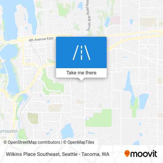 Wilkins Place Southeast map