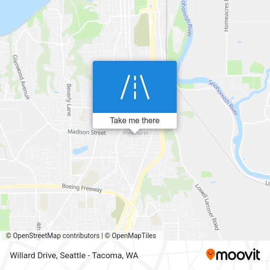 Mapa de Willard Drive